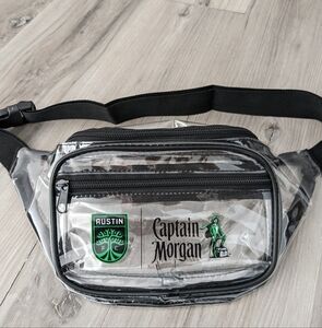 Austin FC X Captain‎ Morgan Club Fanny Pack Chest Bag Clear
